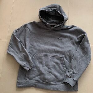 Jordan Essential Fleece Hoodie Gray size large. Excellent condition worn once.